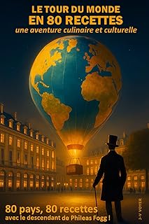 Le tour du monde en 80 recettes: 80 recettes de 80 pays, une aventure culinaire et culturelle en compagnie du descendant de Phileas Fogg