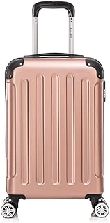 Valise Cabine 20″ (55 cm) Rigide ABS Léger et Durable, Bagage de Voyage Trolley 4 roulettes 360°, Suitcase Pas Cher, Soute Avion 20kg