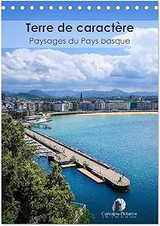 Terre de caractère - Paysages du Pays basque (Calendrier de bureau 2026 DIN A5 horizontal), CALVENDO calendrier mensuel: Un voyage visuel à travers la ... océan sauvage et villages authentiques.