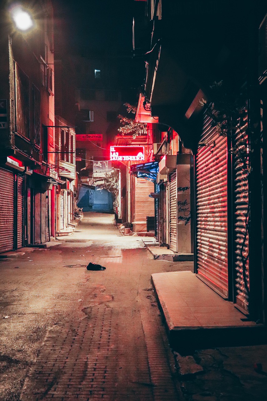 services-04 street, empty, travel, city, way, guide, streetlight, urban